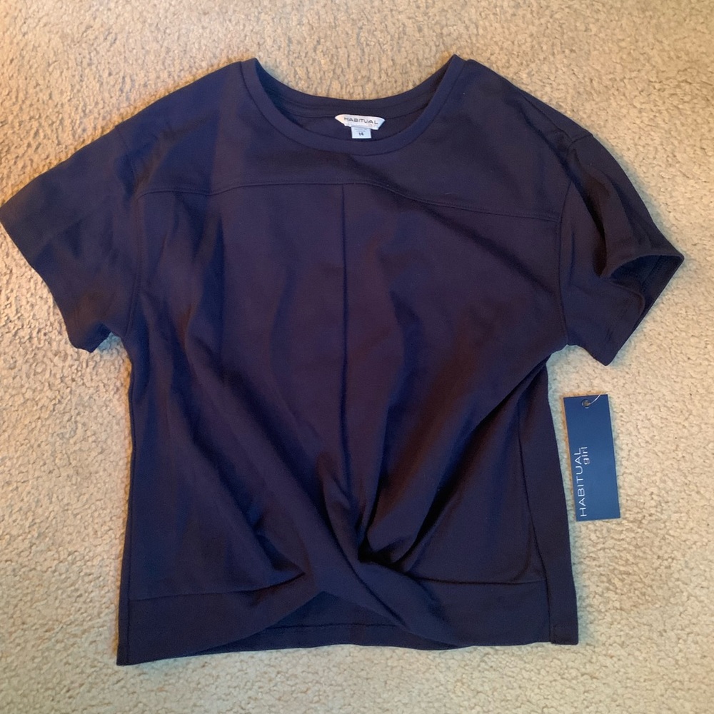 Girl’s Twist Front Shirt